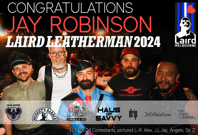 Laird Leatherman congrats jay robinson