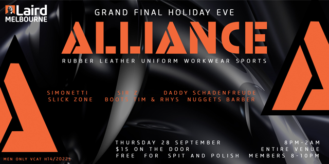 alliance grand final gay melbourne