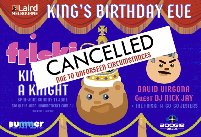 laird friski king's birthday gay queer
