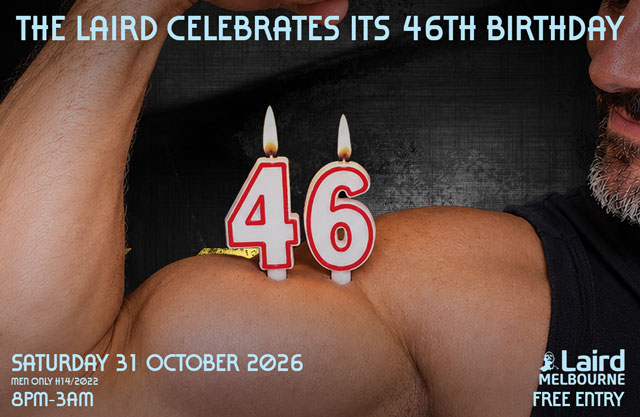gay melbourne laird birthday