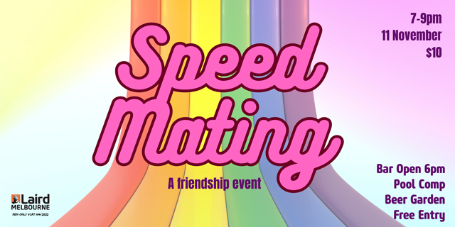 gay melbourne laird speed mating