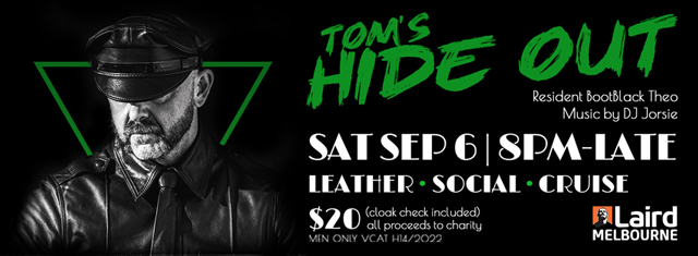 laird gay melbourne leather tom hide out