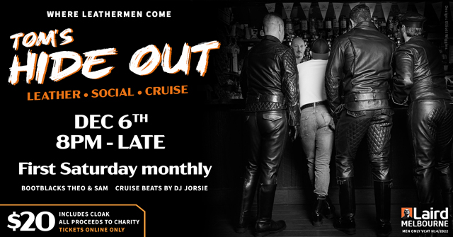 gay melbourne laird toms hide out
